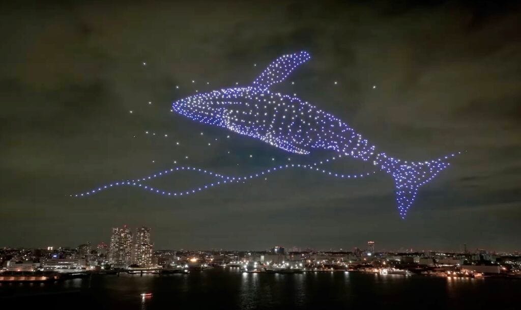 Dubai drone show DSF