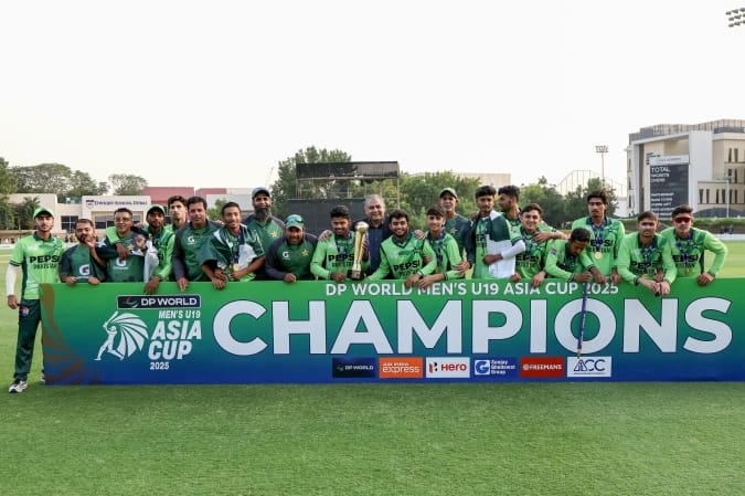Pakistan U19 Asia Cup victory